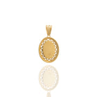 OVAL PENDANT WITH DAISY. (LIMITED)