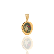 PENDANT WITH DUCK AND POPPY. (LIMITED)