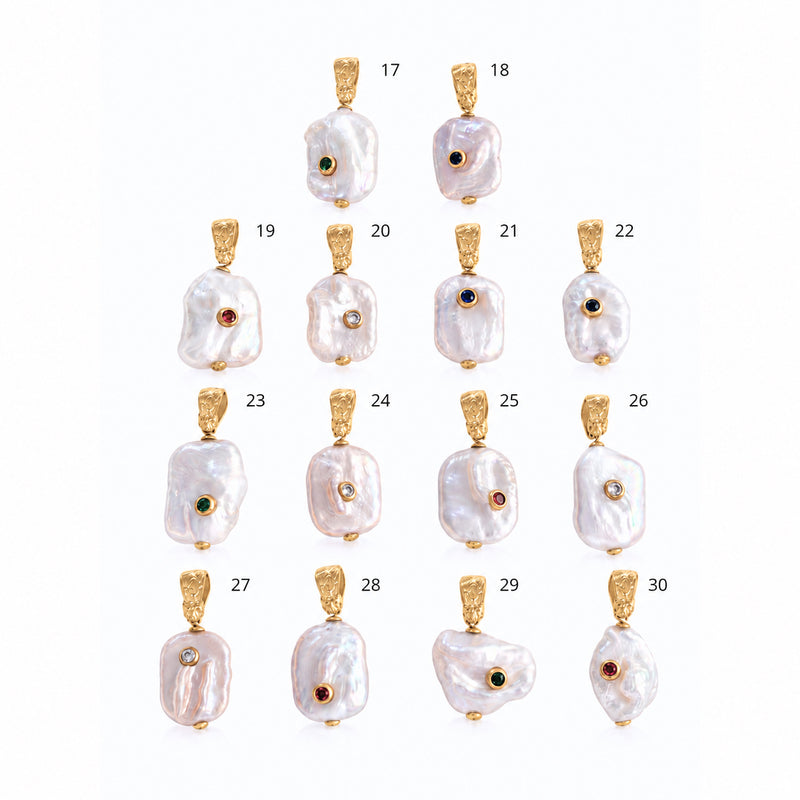 Pendentif Perle Baroque