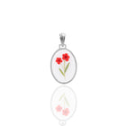 Solitary Twin Blossom Pendant