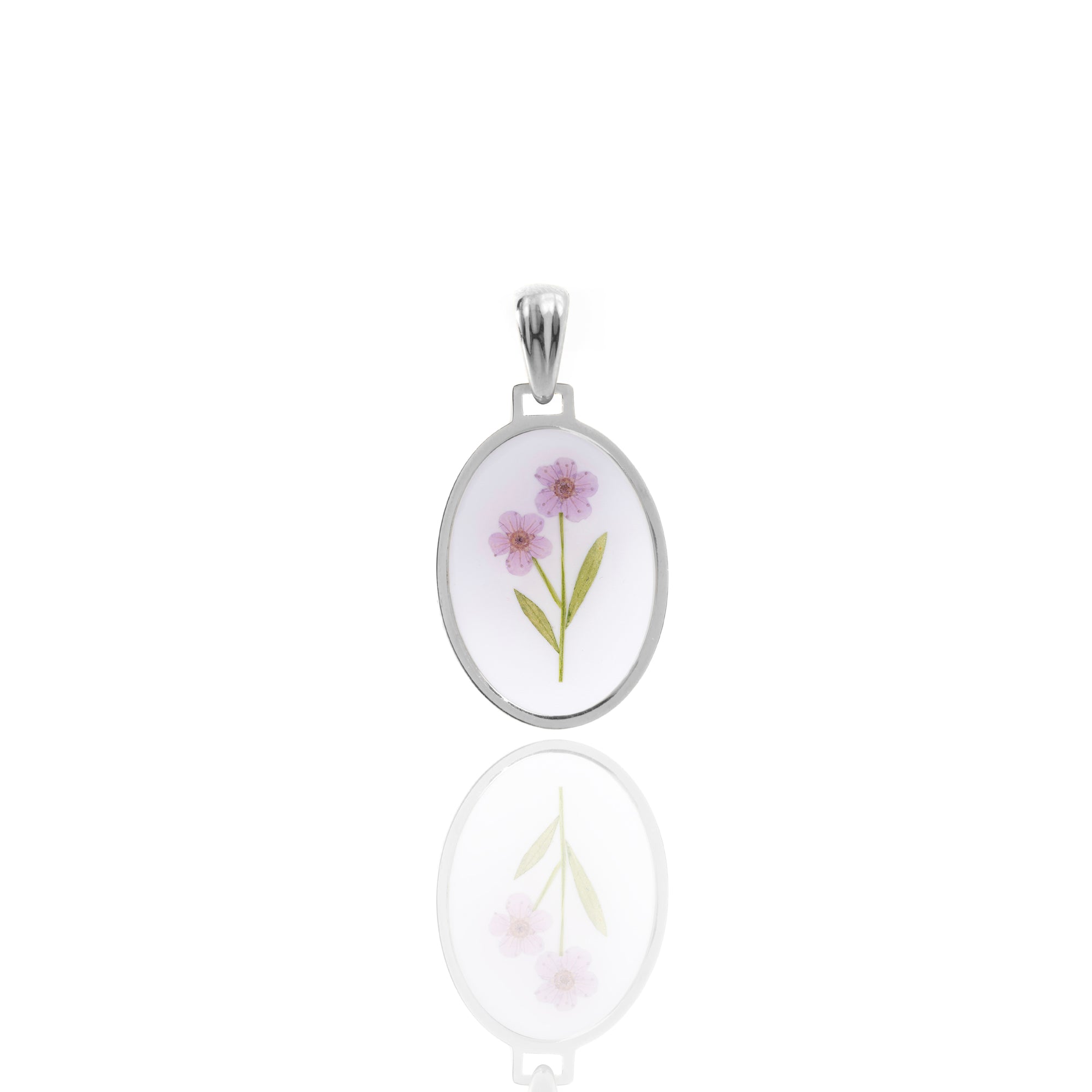 Solitary Twin Blossom Pendant
