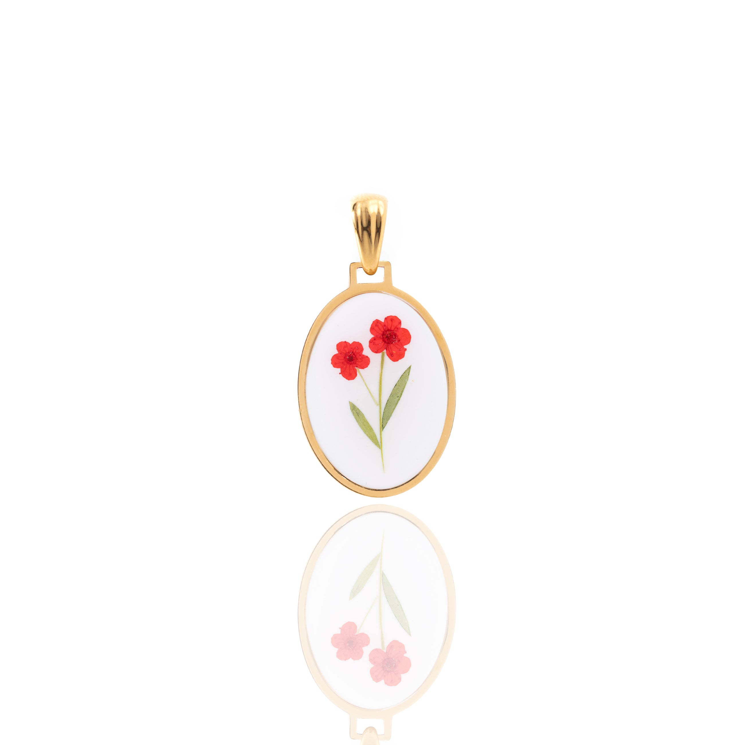 Solitary Twin Blossom Pendant