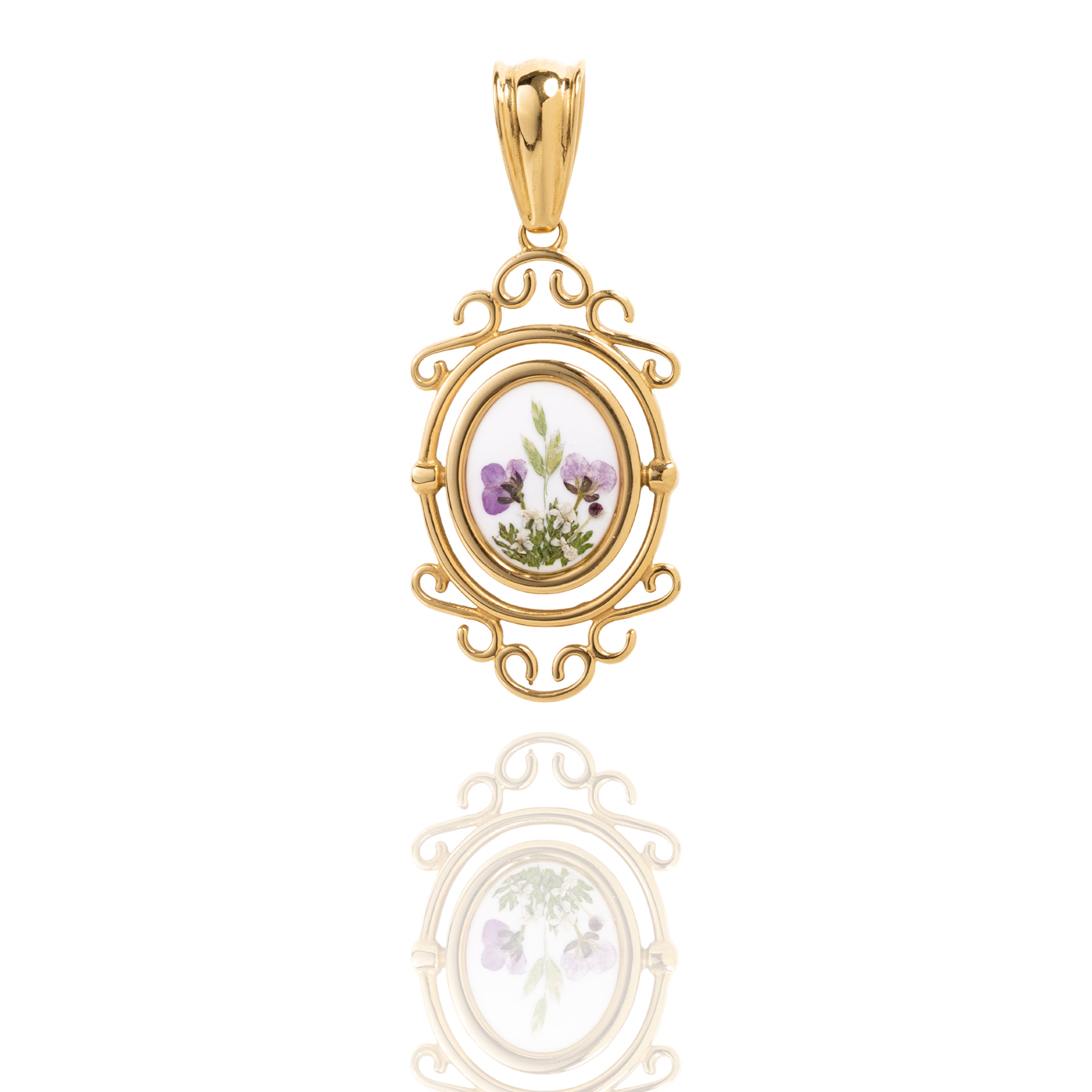 Ciondolo Violettes Vintage