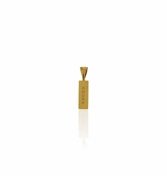 Ciondolo Gold & Silver Tag (Personalizzabile)