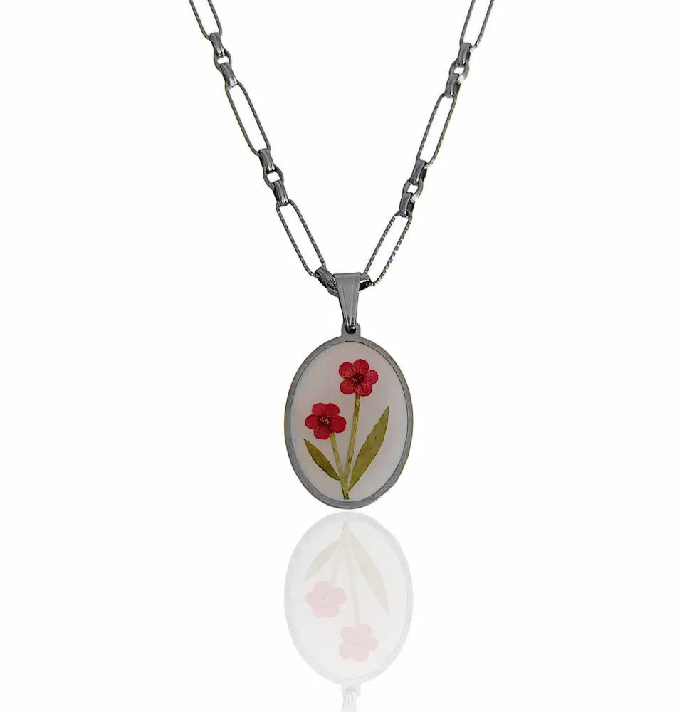 Collana Solitary Twin Blossom