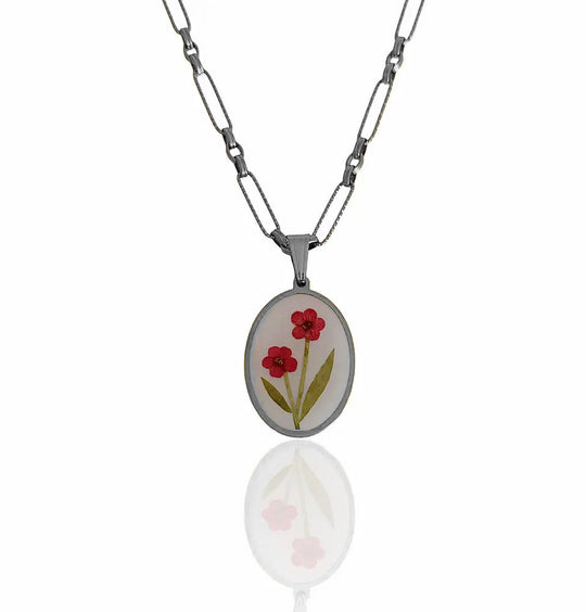 Collana Solitary Twin Blossom