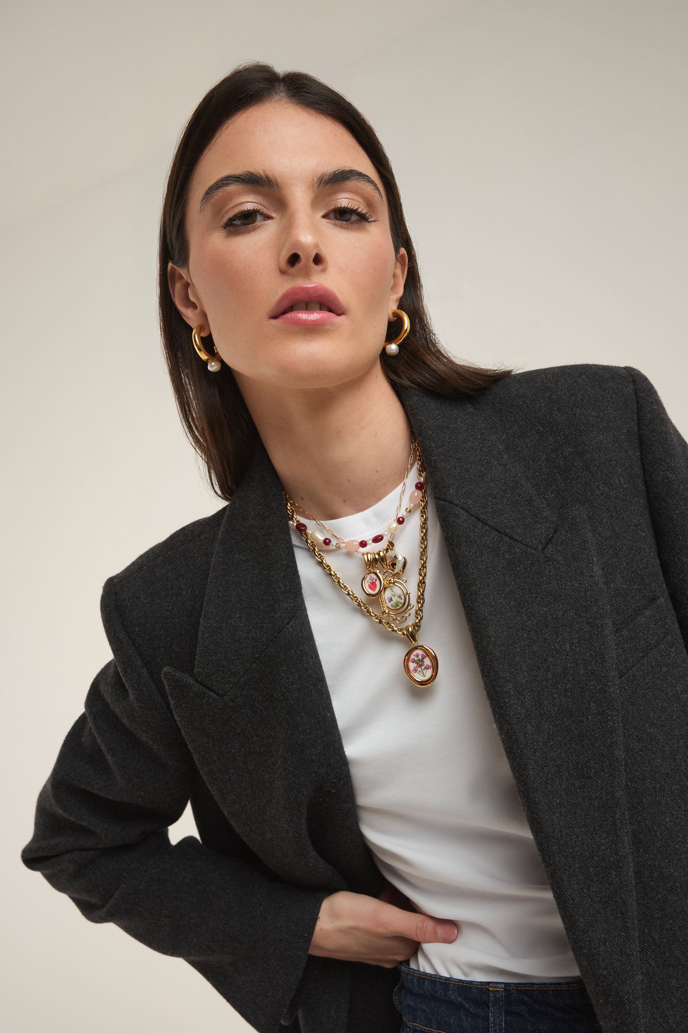 Collier PEARLS IN FIRE