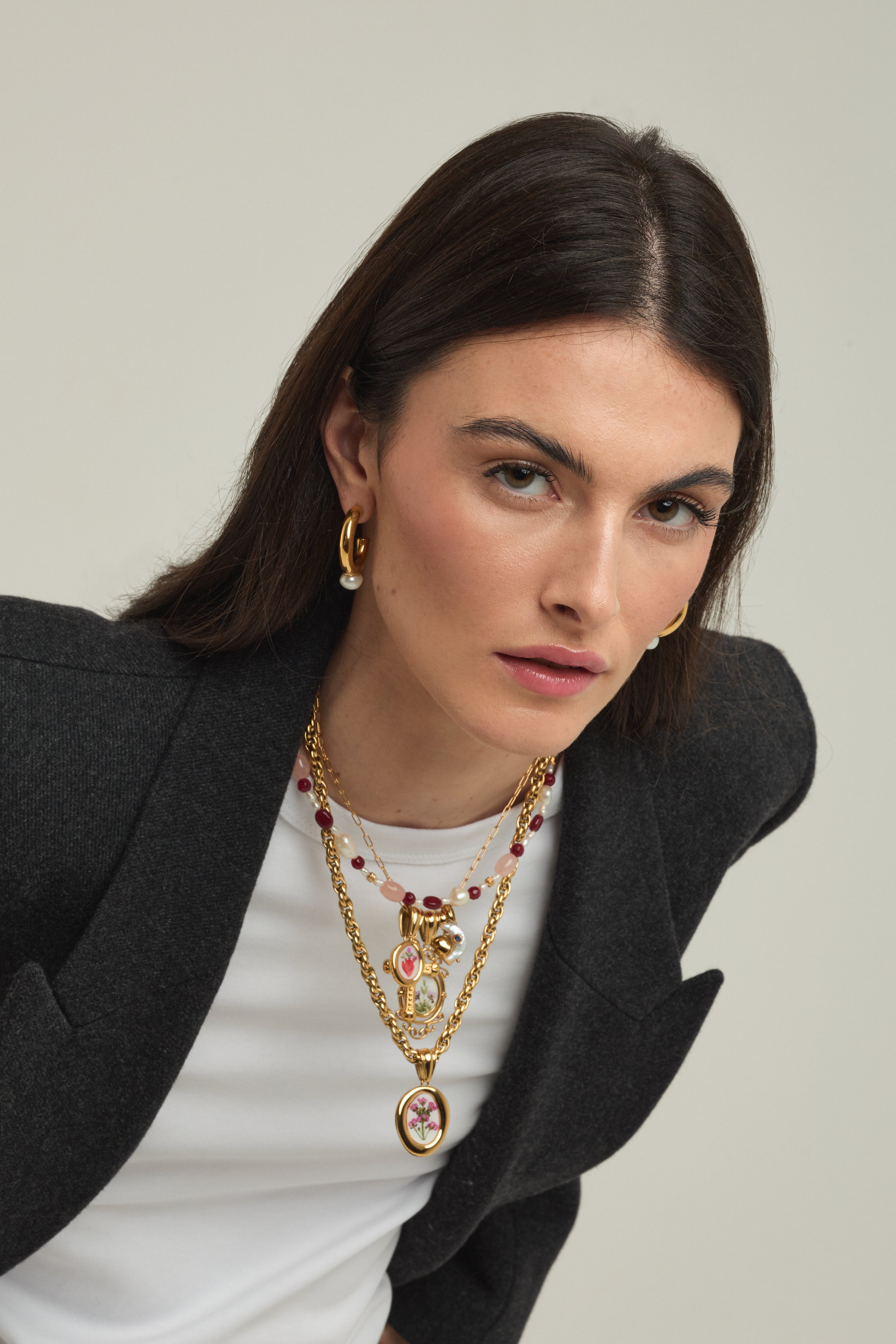 Collier PEARLS IN FIRE